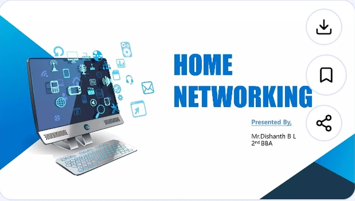 Home networking presentation visual